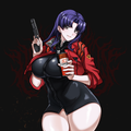Misato Sticker