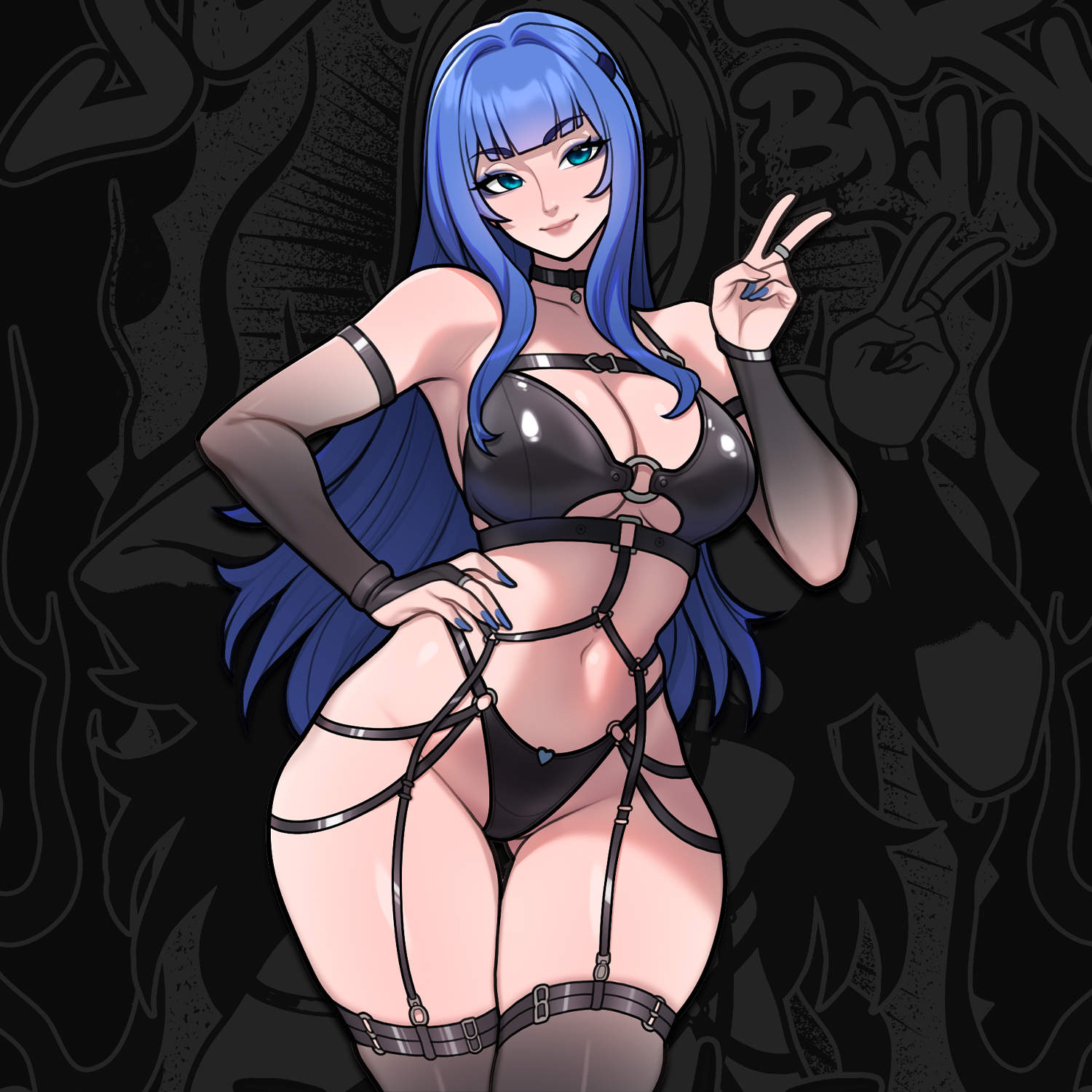 Jewelz Blu Goth Sticker