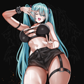 Miku Goth Sticker